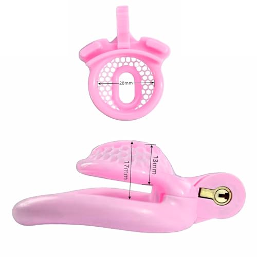 KKSEXY 極小貞操帯 男性貞操体 透かし彫り 通気貞操ロック 蜂ハイブデザイン貞操装置負極アクセサリー付き コックケージ 逃げることを防ぐ 貞操ケージ SMおもちゃ - 画像4