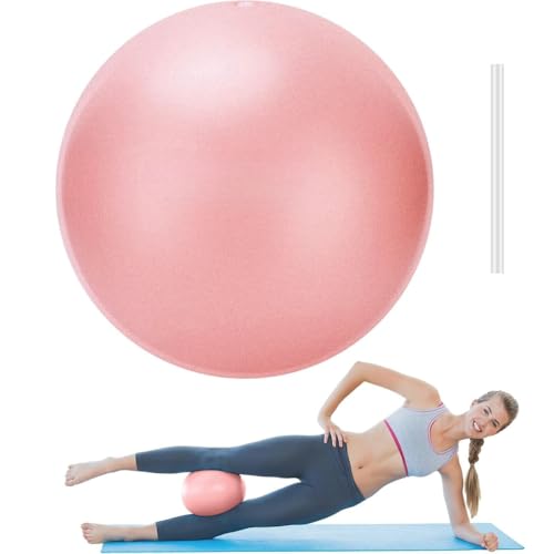 Image of Exercise Ball 25 cm - Anti-Burst PVC Mini Gym Ball for Yoga, Pilates, Core & Stability Workouts