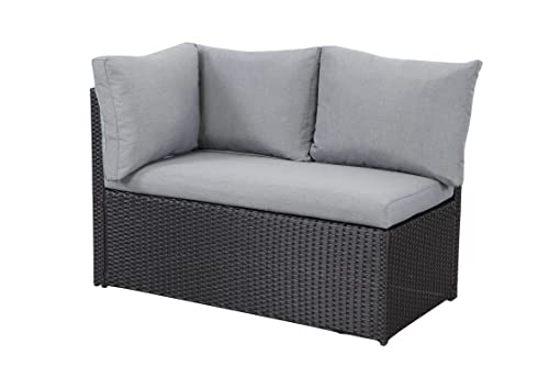 Gartenmöbelset,Gartenmöbel Set Rattan Loungeset Polyrattan Lounge Sitzgruppe Couch-Set für 6-9 Personen für Garten… – Bild 5
