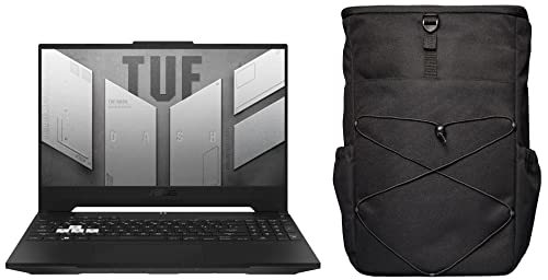 Image of ASUS Tuf Dash F15 (2022),15.6-in (39.62Cm) Wqhd 165Hz /3Ms,Intel Core I7-12650H 12Th Gen,6Gb RTX 3060 Graphics,Gaming Laptop,Fx517Zm-Hq042Ws + Vp5700 Tuf 17 inch (43.18Cm) Backpack (Black),Windows 11 Home