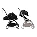 Stokke新生児~22㎏ YOYO3 ベビーカー ブラックフレーム/ニューボーンパック & 6+ カラーパック ブラック ファッション カスタマイズ 瞬時に開閉・肩掛け・コンパクト収納 A型 B型 スターターセット