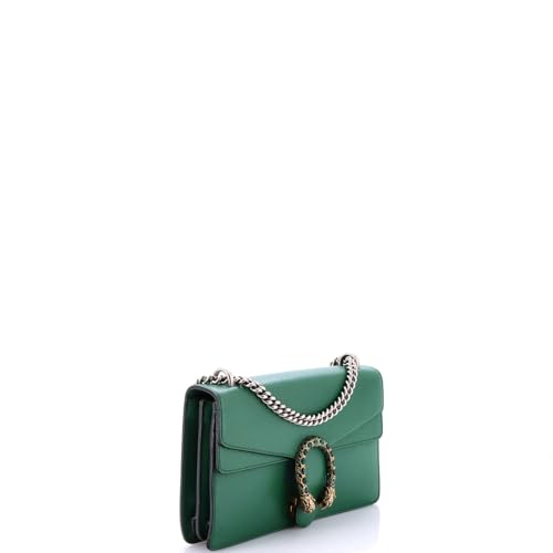 Pre-Loved Dionysus Bag Leather Small, Green2