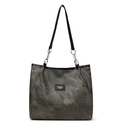 Sac bandoulière élégant pour femmes en gris taille M avec sangle réglable