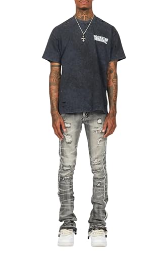 Men's Rugged Stacked Flare Jean