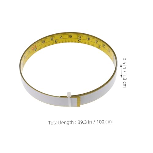 Cinta Métrica Adhesiva para Medición 4 pcs Amarillo miniatura 2