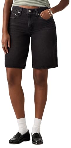 Levi's Womens Middy Jort, (New) Square Peg (Non-Stretch), 26