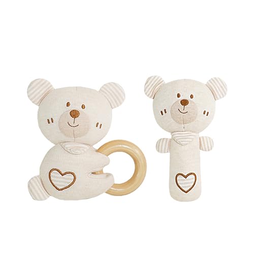 Shinse がらがら ぬいぐるみ 赤ちゃん はがため おもちゃ ラトル 可愛い 布のおもちゃ 3ヶ月から オーガニックコットン 人気 出産祝い 知育玩具 新生児 子供 ベビー 0 1 2 3歳 乳幼児 女の子 男の子 出産祝い 誕生日 クリスマス ギフト