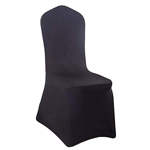 TEERFU Lot de 10 housses de chaise pour banquet ou fête de mariage Cover