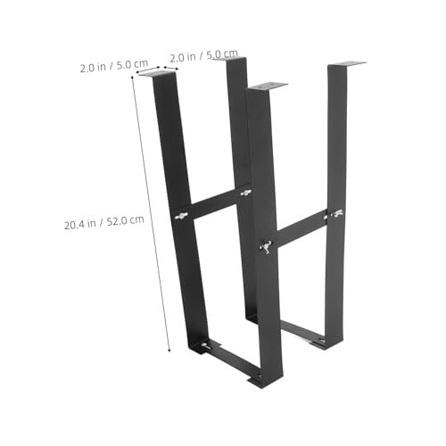 Soporte para CPU bajo escritorio, robusto, de acero al carbono, diseño ahorrador de espacio, para torre de PC miniatura 2