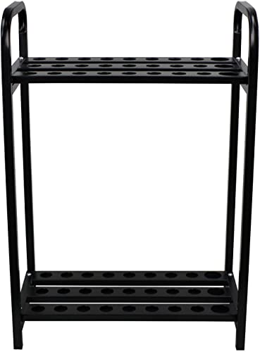 DNYSYSJ 27 Holes Display Rack, Golf Club Display Rack Club Display Rack, Portable Golf Putter Rack Metal Storage