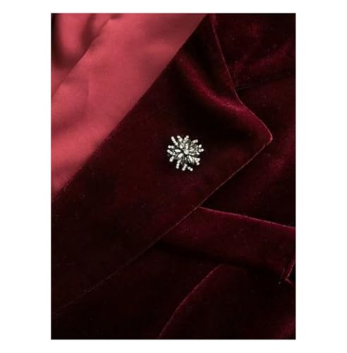 Blazer décontracté chic bordeaux pour vos sorties citadines