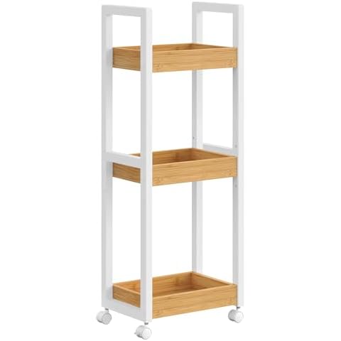 Chariot de Salle de Bain SONGMICS BCB083N02 Cover