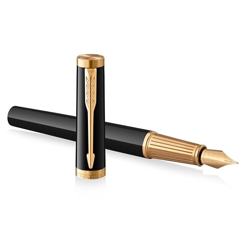 Stylo de fontaine Parker noir GT plume moyenne, l'excellence de l'écriture