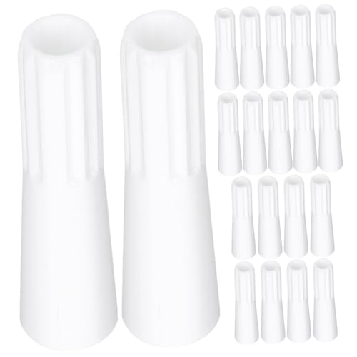 MUSISALY 20pcs Vertical Blind End Handle Caps Easy Install Rod Grip for Blinds Compatible Shutters Practical Curtain Accessories for