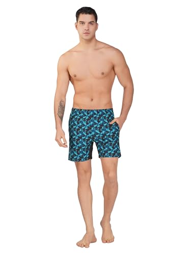 Image of NEVER LOSE Mens 5 inch Swim Trunks with Zipper Pockets Quick Dry Beach Board Shorts for Men Swimsuit Swimwear with Mesh Lining