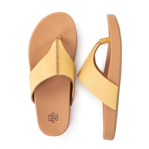 Image of The Sak Everly Slide Sandal - Women's Flat Fashion Slides with Soft Cushion Sole - Beach Slip On Sandals For Everyday