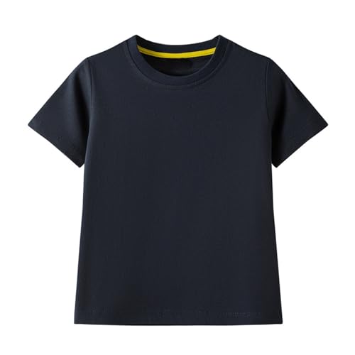 Kids Toddler Boys Girls Short Sleeve T Shirt 𝐔v 𝐏rotection Cotton Round Neck Cute Shirts Casual