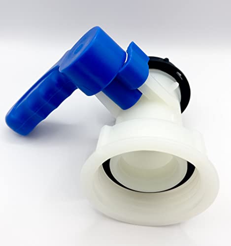 Muasopst Tote Tank Adapter Dn50, 75Mm 1000L Ibc Butterfly Valve Switch, Drain Adapter For Ibc Water Container, Garden Irrigation Valve Fittings #TOP2
