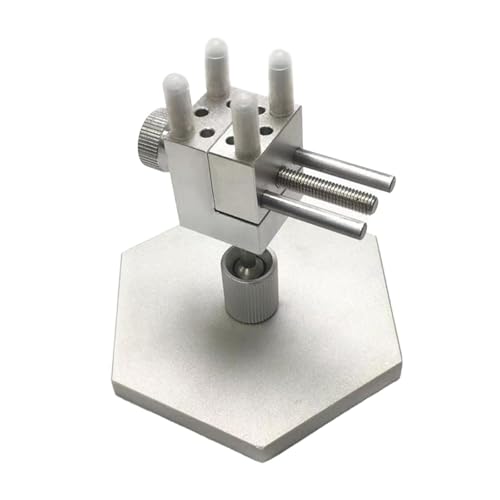 Bothyi Mini Table Vise Watch Repairing Tool Portable Bench Vice Clamp Watch Holder for Watch Repairing Professional, with Base