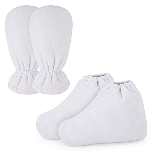 Paraffin Wax Gloves for Hand and Feet, Segbeauty Larger Paraffin Heated SPA Mittens Foot Liners, Gloves & Socks for Hot Wax Hand Therapy Thermal Treatment SPA Therabath Wax Warmer Paraffin Wax Machine