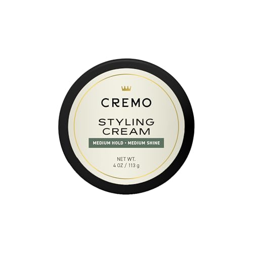 Cremo Hair Styling Cream, Barber Grade, Medium...