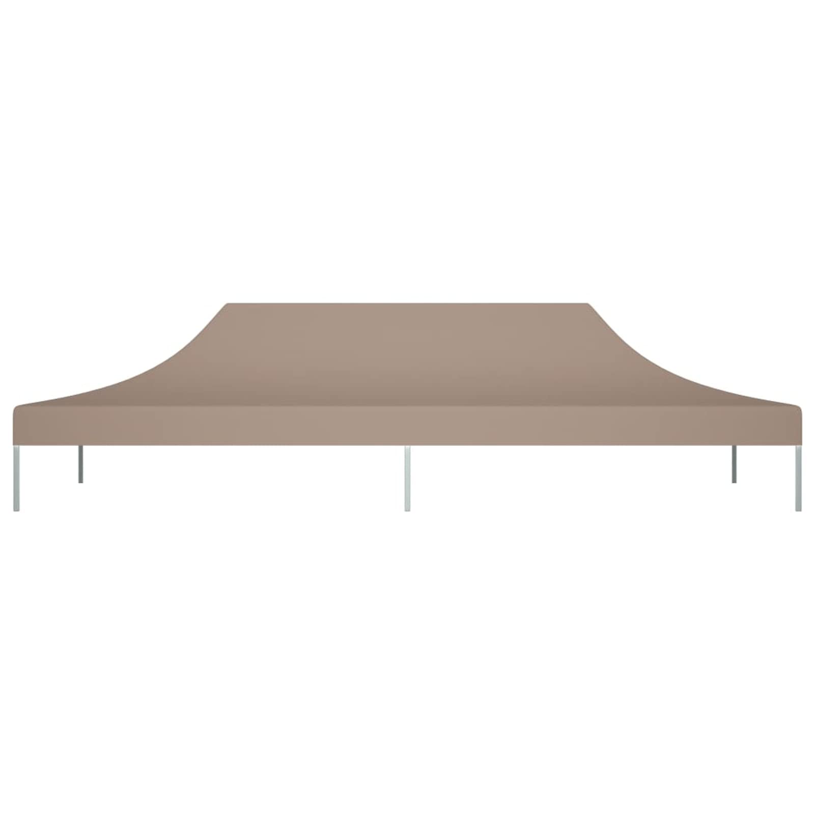 Festnight Tetto per Tendone per Feste, Telo Ricambio Gazebo, Copertura per Gazebo, Copertura Gazebo, 6x3 m Grigio Talpa 270 g/m²