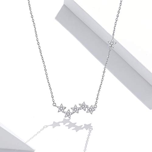 Collier étoiles en argent 925, le cadeau de mariage idéal pour sublimer une mariée - 3