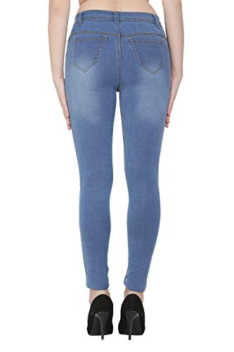 Image of Nifty Women's Denim Stretchable Slim Fit Color Jeans