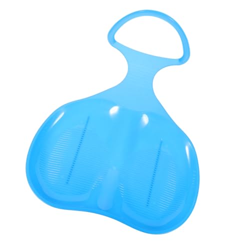 BRIGHTFUFU Textured Snow Sled Board Durable Skiing Board for Winter Sand and Grass Fun Outdoor Activity