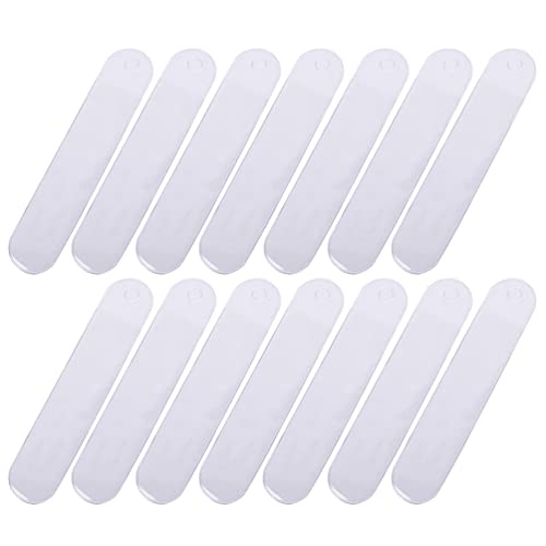 TOPBATHY Lot de 25 pochettes transparentes pour stylo, stylo, crayon, emballage cadeau, pochette auto-scellante pour un usage quotidien - Blanc Cover