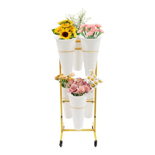 Étagère à fleurs solide pour déplacer facilement vos plantes lourdes sans fatigue