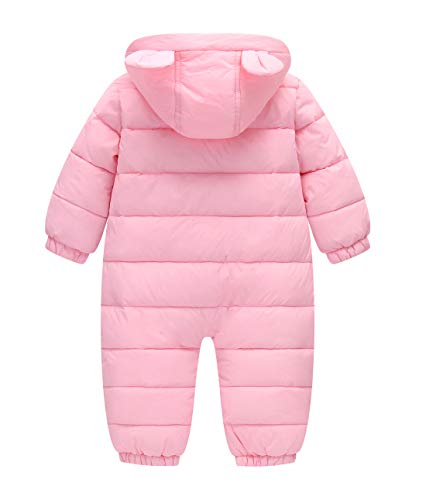image for FEOYA Baby Boys One Piece Coat Down Cotton Warm Romper Winter Puffer S