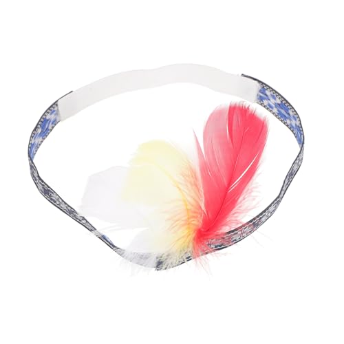 Toyvian Diadema de Plumas para Niñas Ligera y Segura Tocado para Carnaval Fiesta de Disfraces y Cosplay Accesorio de Frente para Eventos y Fotografía