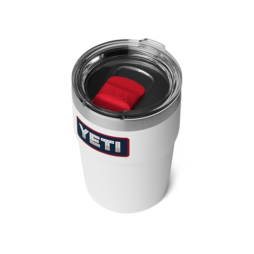 Image of YETI Rambler 16 oz Stackable Tumbler, Vacuum Insulated, Stainless Steel with MagSlider Lid | Stackable