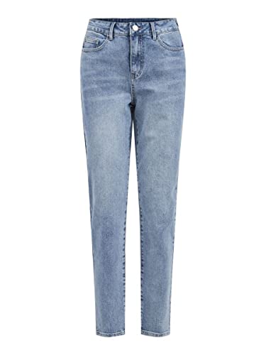 Vila Vimommie DL Hw Mom LBD-Noos, Bleu Jeans Clair, 42W x 30L Femme Cover