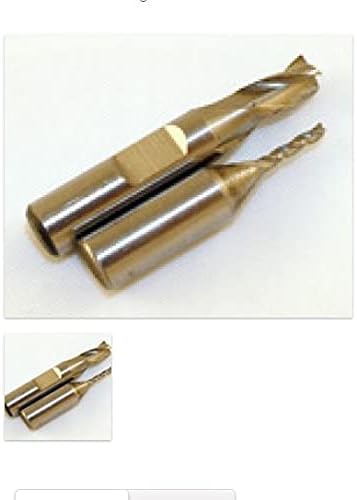 Sherline 1/4 Inch mill dia., 1/2 Inch cut, 3-1/8 Inch length 7404