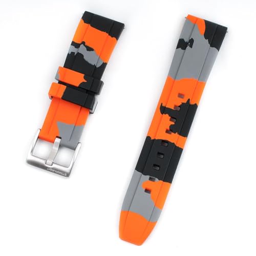 Image of StrapHabit Quick Release Rubber Watch Strap Band FKM 20mm 22mm 24mm
