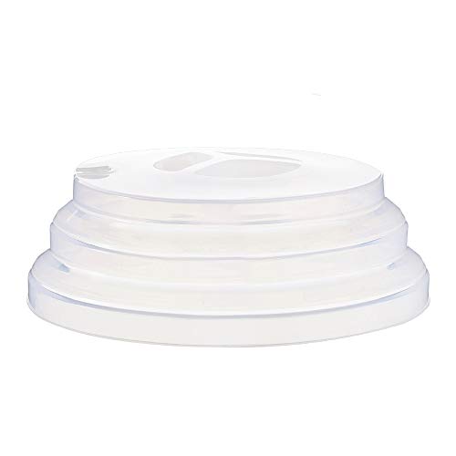 Bocotoer - Tapas elásticas reutilizables de silicona de grado alimenticio para contenedores de varios tamaños (tamaño extragrande)