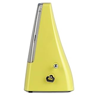 FLEOR Classic Triangle Tempo Métronome mécanique pour guitare piano clavier Jaune - Les Beatles, Paul McCartney, John Lennon, RIngo Starr, George Harrison FLEOR Classic Triangle Tempo Métronome mécanique pour guitare piano clavier Jaune – Image 2