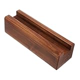 Soporte de espejo para espejo de piso: el soporte estable de este soporte de espejo de madera también tiene más estabilidad para marcos de fotos, soporte de espejo para piso