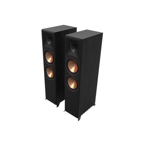 Klipsch Reference Premiere RP-8000F II 2.0 Dual Floorstanding Speaker Pair with Larger 90&deg; x...