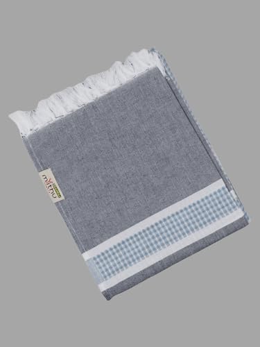 Image of RAMRAJ COTTON Pack Of 4 Cotton Bath Towel Set Crafted For Softness| Durability| And Comfortable Daily Use