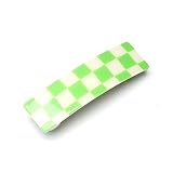 QinGoo Damen Patentspange Schachbrettmuster automatische Haarspange