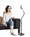 TELESIN° Magnetic Phone Tablet Floor Stand, Aluminum Alloy Phone Holder Stand for Video Recording, Overhead Bed/Sofa Phone Mount Height Adjustable Ultra Stable Base for Magsafe/iPhone/Android/iPad