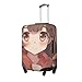 QSMBNET Travel Luggage Cover Japan Anime Spandex Suitcase Protector Washable Baggage Covers Fashion Elastic Scratch-Resistant Luggage Cover Protector Fits 18-32 Inch Luggage