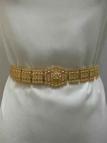 Kurdish Style Belt – Traditional Imitated Gold Waist Accessory for Women4