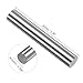 uxcell 2pcs Round Steel Metal Rods, 10mm x 60mm High Speed Steel (HSS) Lathe Bar Stock Tool, for Shaft Gear Drill Lathes Boring Machine Turning Miniature DIY Craft