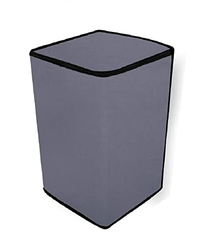 Image of Waterproof & Dust-Proof PVC Full Closure Washing Machine Cover For LG-9 KG-T90KMMB3Z Top Loading Fully-Automatic Washing Machine (Grey, LG-9 KG-T90KMMB3Z)