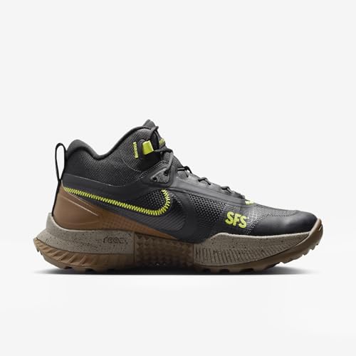 Nike React SFB Carbon Men’s Elite Outdoor Shoes (CK9951-005, Black/Cacao Wow/Chlorophyll/Bright Cactus) Size 10.53