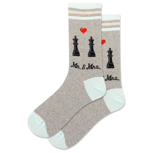 Image of Hot Sox Women's Novelty Geometric Pattern Crew